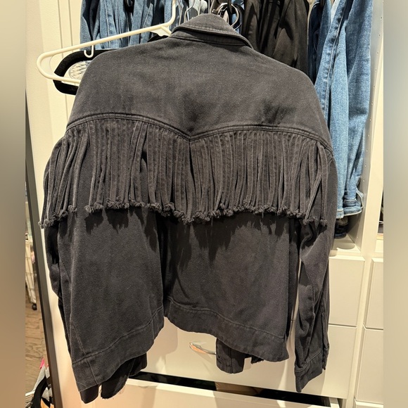 TALULAH Black Jean Jacket Casual Street Style - Picture 2 of 2